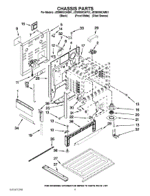 04 - Chassis Parts parts for Jenn-Air Range JES9800CAR01 / from AppliancePartsPros.com