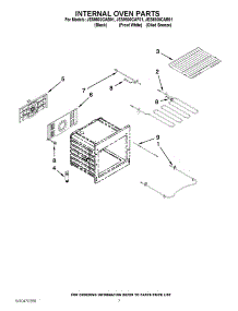 05 - Internal Oven Parts parts for Jenn-Air Range JES9800CAR01 / from AppliancePartsPros.com