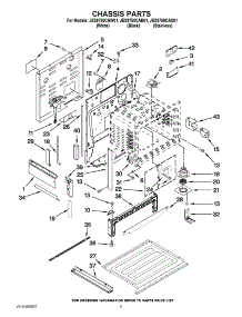 04 - Chassis Parts parts for Jenn-Air Range JES9750CAW01 / from AppliancePartsPros.com