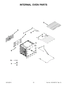 05 - Internal Oven Parts parts for Jenn-Air Range JES9860CAW01 / from AppliancePartsPros.com