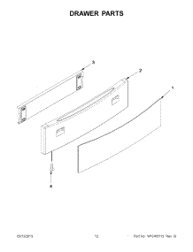 06 - Drawer Parts parts for Jenn-Air Range JES9860CAW01 / from AppliancePartsPros.com
