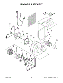 03 - Blower Assembly parts for Jenn-Air Range JES9800CAS02 / from AppliancePartsPros.com