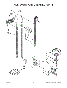04 - Fill, Drain And Overfill Parts parts for Jenn-Air Dishwasher JDB8500AWF1 / from AppliancePartsPros.com