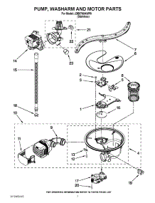 06 - Pump, Washarm And Motor Parts parts for Jenn-Air Dishwasher JDB8700AWP0 / from AppliancePartsPros.com