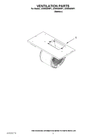 02 - Ventilation Parts parts for Jenn-Air Hood JXW9048WP1 / from AppliancePartsPros.com