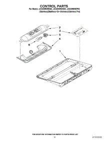 10 - Control Parts parts for Jenn-Air Refrigerator JCD2595WEP02 / from AppliancePartsPros.com