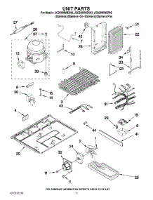 11 - Unit Parts parts for Jenn-Air Refrigerator JCD2595WEP02 / from AppliancePartsPros.com