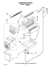 07 - Icemaker Parts parts for Jenn-Air Refrigerator JFC2290VTB4 / from AppliancePartsPros.com