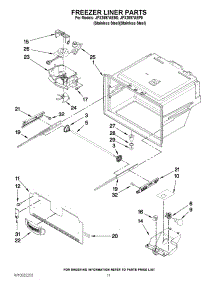06 - Freezer Liner Parts parts for Jenn-Air Refrigerator JFX2597AEM0 / from AppliancePartsPros.com