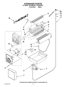 07 - Icemaker Parts parts for Jenn-Air Refrigerator JFC2290VPY4 / from AppliancePartsPros.com