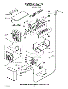 15 - Icemaker Parts parts for Jenn-Air Refrigerator JS42SEDUDW01 / from AppliancePartsPros.com