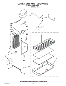 14 - Lower Unit And Tube Parts parts for Jenn-Air Refrigerator JS48PPDUDB02 / from AppliancePartsPros.com