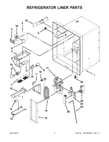 02 - Refrigerator Liner Parts parts for Jenn-Air Refrigerator JFI2089AEP13 / from AppliancePartsPros.com
