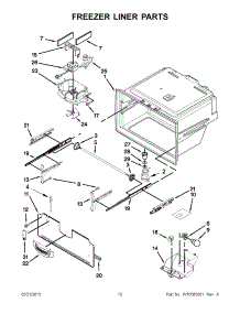 06 - Freezer Liner Parts parts for Jenn-Air Refrigerator JFI2089AEP13 / from AppliancePartsPros.com