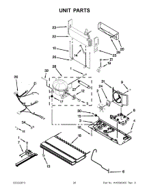 10 - Unit Parts parts for Jenn-Air Refrigerator JFI2089WTS7 / from AppliancePartsPros.com