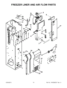 07 - Freezer Liner And Air Flow Parts parts for Jenn-Air Refrigerator JS42PPDUDB15 / from AppliancePartsPros.com