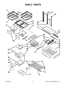 06 - Shelf Parts parts for Jenn-Air Refrigerator JFC2290VPR4 / from AppliancePartsPros.com