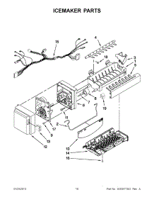 05 - Icemaker Parts parts for Jenn-Air Refrigerator JFI2089WES9 / from AppliancePartsPros.com