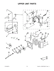 09 - Upper Unit Parts parts for Jenn-Air Refrigerator JB36NXFXLW04 / from AppliancePartsPros.com
