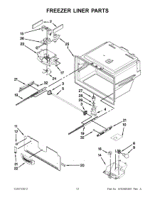 06 - Freezer Liner Parts parts for Jenn-Air Refrigerator JFX2597AEP3 / from AppliancePartsPros.com