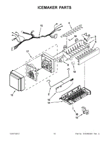 05 - Icemaker Parts parts for Jenn-Air Refrigerator JFX2597AEM3 / from AppliancePartsPros.com