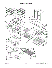 06 - Shelf Parts parts for Jenn-Air Refrigerator JFC2290VEM8 / from AppliancePartsPros.com