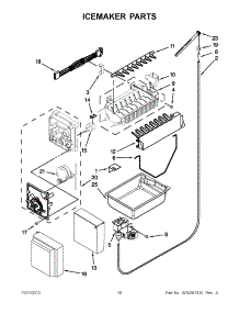 08 - Icemaker Parts parts for Jenn-Air Refrigerator JFC2290VEP8 / from AppliancePartsPros.com