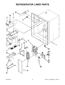 02 - Refrigerator Liner Parts parts for Jenn-Air Refrigerator JFI2089WES8 / from AppliancePartsPros.com