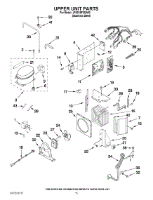 09 - Upper Unit Parts parts for Jenn-Air Refrigerator JF42SSFXDA00 / from AppliancePartsPros.com