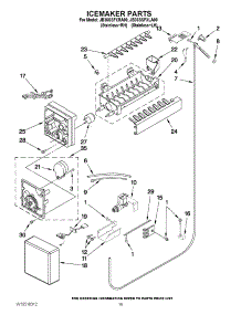 11 - Icemaker Parts parts for Jenn-Air Refrigerator JB36SSFXLA00 / from AppliancePartsPros.com