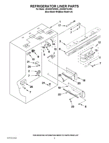 04 - Refrigerator Liner Parts parts for Jenn-Air Refrigerator JB36NXFXRW03 / from AppliancePartsPros.com