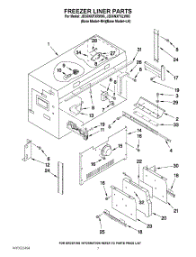 05 - Freezer Liner Parts parts for Jenn-Air Refrigerator JB36NXFXRW03 / from AppliancePartsPros.com