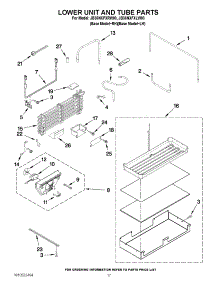 10 - Lower Unit And Tube Parts parts for Jenn-Air Refrigerator JB36NXFXRW03 / from AppliancePartsPros.com