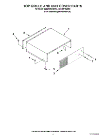 03 - Top Grille And Unit Cover Parts parts for Jenn-Air Refrigerator JB36NXFXLW03 / from AppliancePartsPros.com