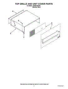 06 - Top Grille And Unit Cover Parts parts for Jenn-Air Refrigerator JS48SEDUEA02 / from AppliancePartsPros.com