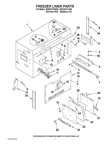 05 - Freezer Liner Parts parts for Jenn-Air Refrigerator JB36SSFXRA00 / from AppliancePartsPros.com