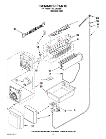 07 - Icemaker Parts parts for Jenn-Air Refrigerator JFC2290VEP7 / from AppliancePartsPros.com
