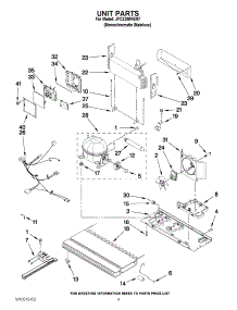 05 - Unit Parts parts for Jenn-Air Refrigerator JFC2290VEM7 / from AppliancePartsPros.com