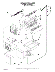 07 - Icemaker Parts parts for Jenn-Air Refrigerator JFC2290VEM7 / from AppliancePartsPros.com
