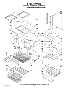 06 - Shelf Parts parts for Jenn-Air Refrigerator JFC2089WEM9 / from AppliancePartsPros.com