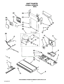 05 - Unit Parts parts for Jenn-Air Refrigerator JFC2290VTB3 / from AppliancePartsPros.com