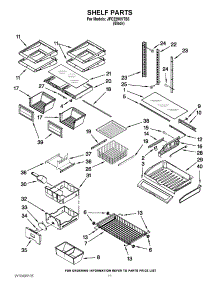 06 - Shelf Parts parts for Jenn-Air Refrigerator JFC2290VTB3 / from AppliancePartsPros.com
