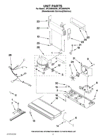 05 - Unit Parts parts for Jenn-Air Refrigerator JFC2089WEP9 / from AppliancePartsPros.com