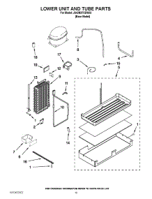 12 - Lower Unit And Tube Parts parts for Jenn-Air Refrigerator JS42NXFXDW03 / from AppliancePartsPros.com
