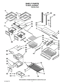 06 - Shelf Parts parts for Jenn-Air Refrigerator JFC2290VEP6 / from AppliancePartsPros.com