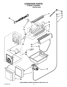 07 - Icemaker Parts parts for Jenn-Air Refrigerator JFC2290VEP6 / from AppliancePartsPros.com