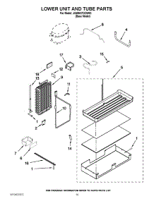 12 - Lower Unit And Tube Parts parts for Jenn-Air Refrigerator JS48NXFXDW03 / from AppliancePartsPros.com