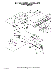 04 - Refrigerator Liner Parts parts for Jenn-Air Refrigerator JB36NXFXRW02 / from AppliancePartsPros.com