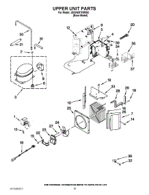 09 - Upper Unit Parts parts for Jenn-Air Refrigerator JB36NXFXRW02 / from AppliancePartsPros.com