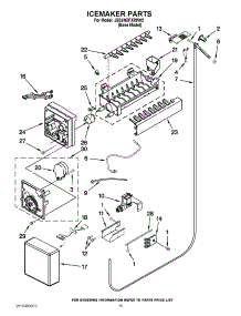 11 - Icemaker Parts parts for Jenn-Air Refrigerator JB36NXFXRW02 / from AppliancePartsPros.com
